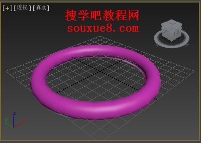 3DsMax2013中文版创建圆环三维建模实例详解3D教程