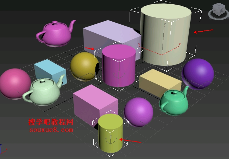 3DsMax2013主工具栏：创建选择集实例详解3D教程
