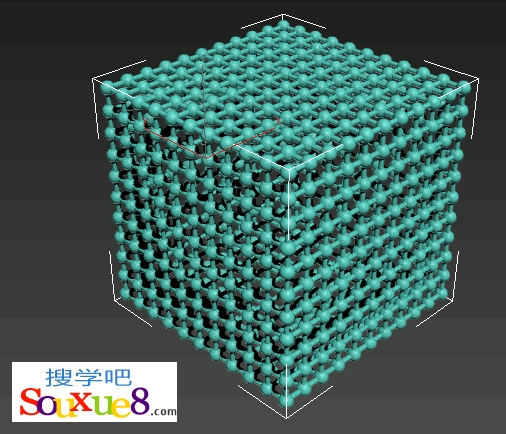 3DsMax2013使用晶格修改器制作立方体晶格3d模型详解教程
