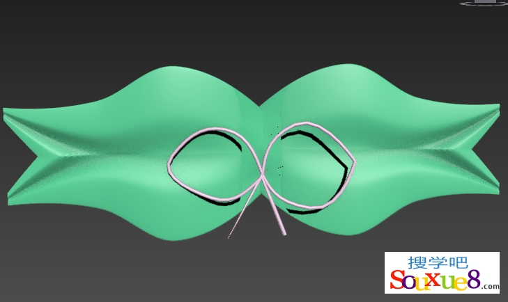 3DsMax2013打造装饰蝴蝶结3D模型建模实例详解教程