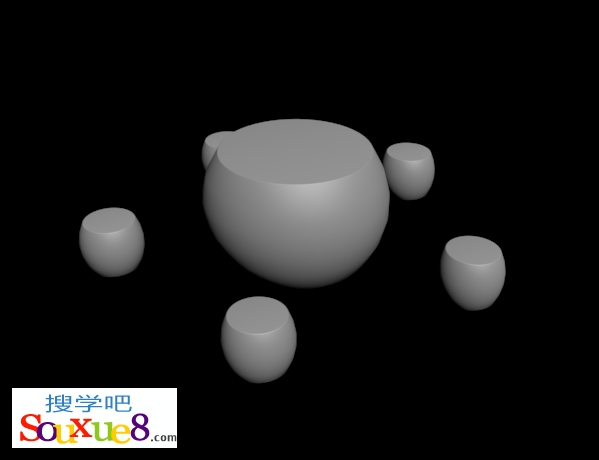 3DsMax2013利用锥化修改器制作石桌石凳3d模型建模实例3D教程