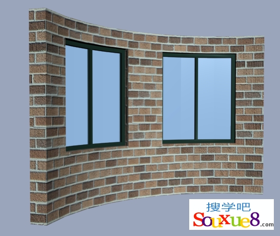 3DsMax2013中文版调制墙面上的砖墙材质效果实例3D教程