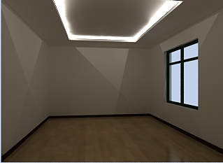 3DsMax2013使用线光源制作灯槽效果实例图文3D教程