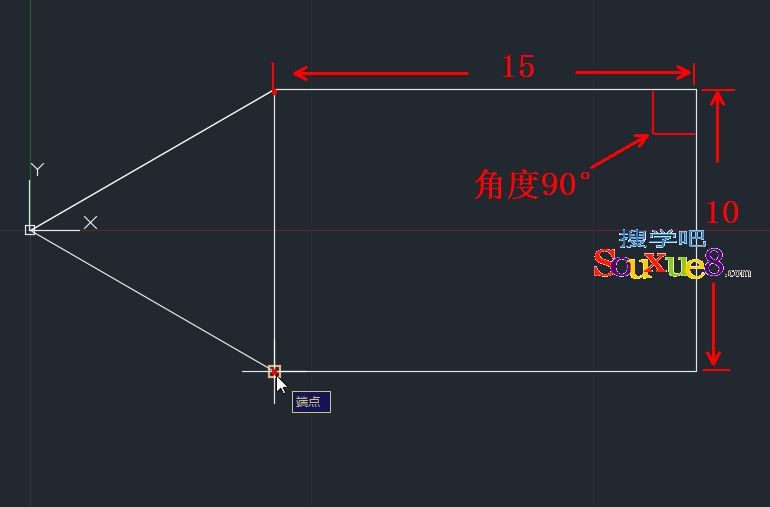 AutoCAD2017中文版利用极坐标系绘制图形cad基础入门教程