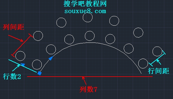 AutoCAD2013中文版路径阵列对象使用实例详解教程