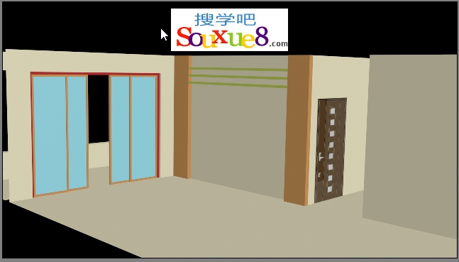 3DsMax2023中文版室内建模-电视背景墙建模3D2023基础入门教程（下）