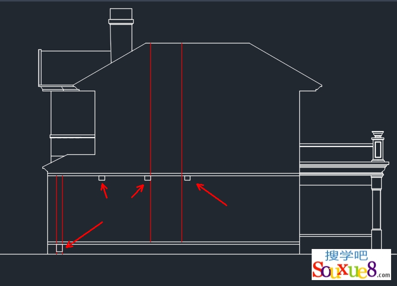 AutoCAD2024中文版绘制梁剖面别墅建筑剖面图绘制CAD2024教程